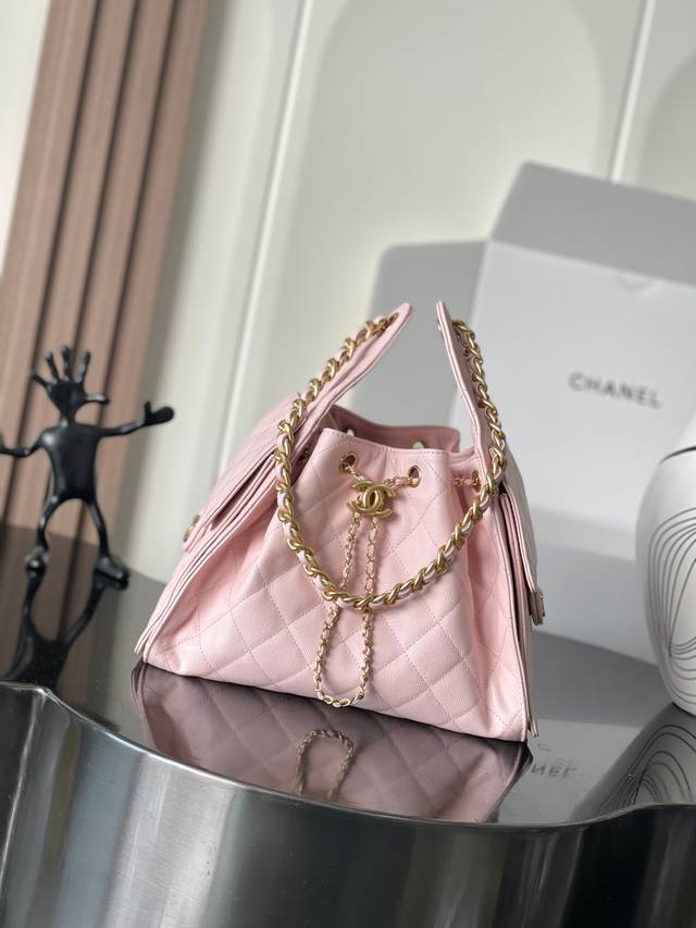 chanel 25S Hobo 球纹牛皮 复古全钢五金 尺寸 30*26*14Cm 小号 5293