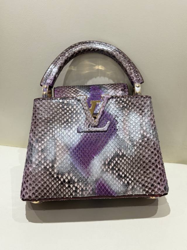 21Cm 带芯片 进口蟒蛇皮 全钢五金配饰 独特精致手工 完美呈现