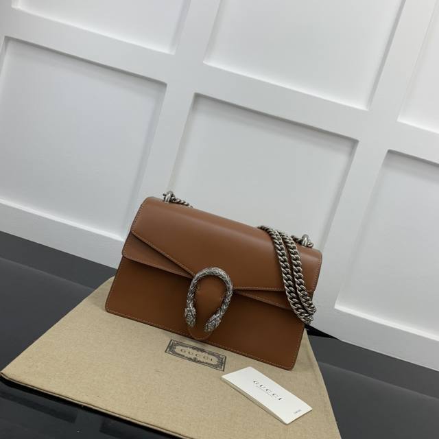 新品 Gucci新款 顶级原单货 专柜品质 原厂皮 原厂五金 实物实拍 400249棕皮 尺寸 W28Xh18Xd9Cm