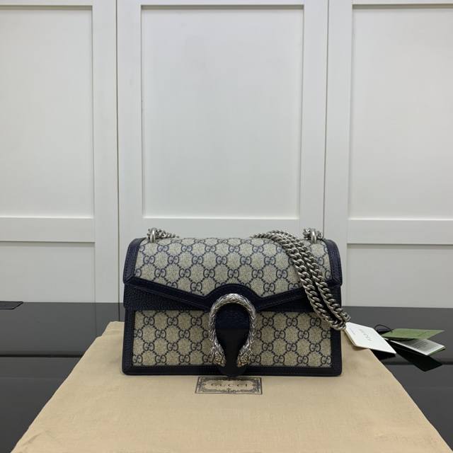 新品 Gucci新款 专柜品质 原厂皮 原厂五金 实物实拍 400249蓝胶 尺寸 W28Xh18Xd9Cm