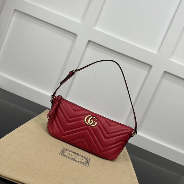 Gucci新专款柜品质 顶级原单货 原厂皮 原厂五金 实物实拍 款号:739166新红色绣花 尺寸:W23Xh12X10Cm