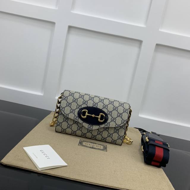 Gucci新款专柜品质 顶级原单货 原厂皮 原厂五金 实物实拍 款号 724713蓝胶 尺寸 W20Xh12Xd5.5Cm