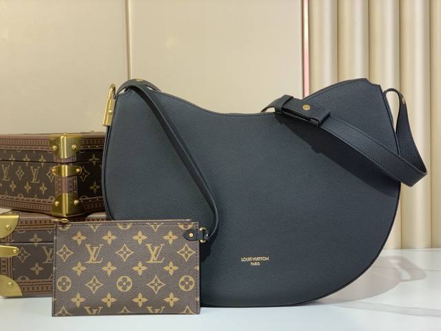 顶级原厂 Low Key Cookie 中号手袋 M14417 黑色 M14642 棕色 M14635 杏灰色 路易威登推出 Low Key Cookie 中号