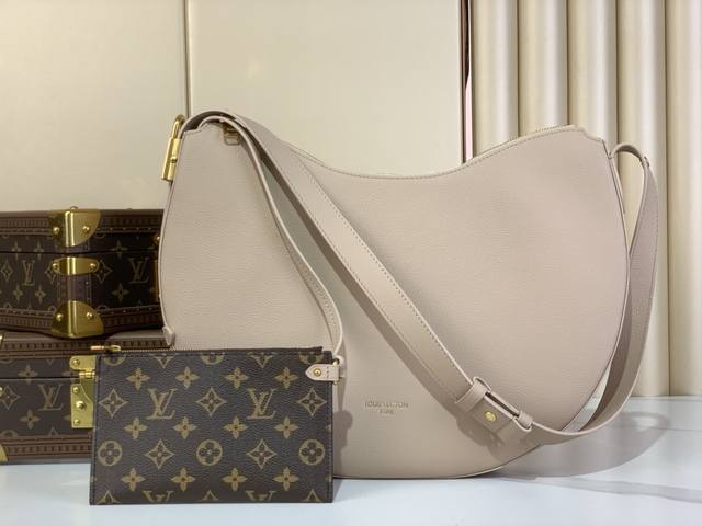 顶级原厂 Low Key Cookie 中号手袋 M14417 黑色 M14642 棕色 M14635 杏灰色 路易威登推出 Low Key Cookie 中号