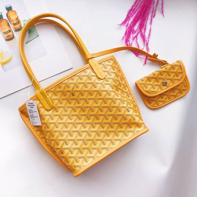 Goyar 戈雅Mini购物袋 狗牙包 超级无敌网红包包 休闲时尚 百搭款 容量大 原版皮 原版五金 尺寸20*10*19.5