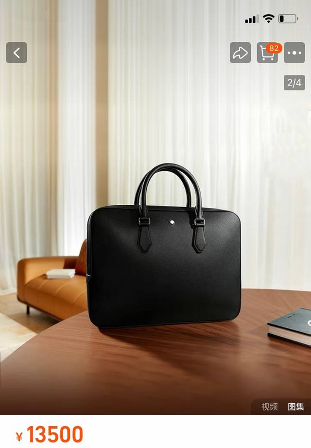 原单高品质 黑色专柜专用头层十字纹牛皮 万宝龙经典匠心系列秉承品牌的悠久传统 全系列包含丰富的大皮具和小皮具款式 融合商务和休闲风格 是当代设计和经典优雅的集中