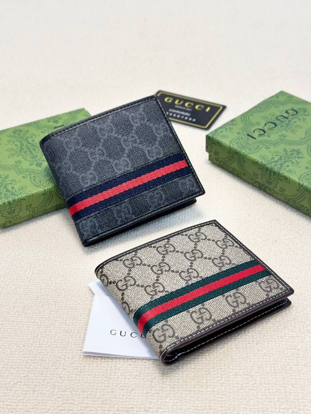 短 颜色 黑 咖尺寸 短12X10古琦专柜款短款对折一比一pvc配牛皮手感无敌简约大气必备