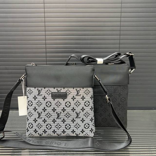 Louisvuitton 路易威登 尼龙布斜挎包 相机包 男女通用斜挎包 单肩包 经典百搭 实物拍摄 原厂原版面料 配送防尘袋 27 X 23 Cm