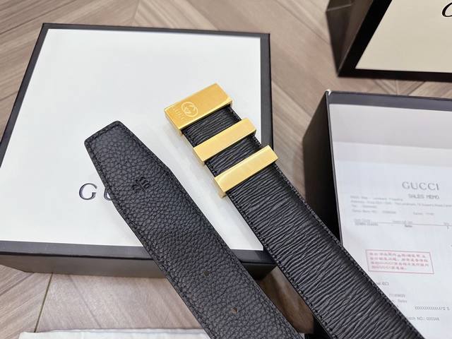 古奇 编号:原单精品 扣头 18K不锈钢扣头 真空电镀 正品开膜 精致到每一个细节 可对比正品 皮质 进口头层牛皮 原版皮 宽度 4.0Cm 长度105-125