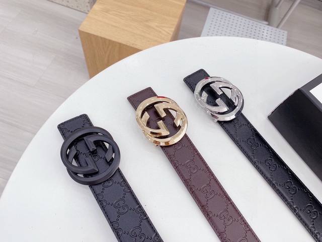 古奇 3.8厘米 火遍全球的针扣爆款带身采用牛皮 精心制作贵气而充满活力的品牌设计风格一针一线专业师傅全新打造 用完美搭配功力 衬托出你独特的个性.尽显飞扬洒脱