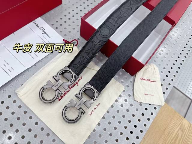 如果有一款腰带是今年我喜欢的 还是10年前我喜欢的 只有 菲拉格慕 无论是新手还是职场精英都是很好驾驭的一款长短自由剪裁 纯皮制作 宽度3.5厘米 双面可以用