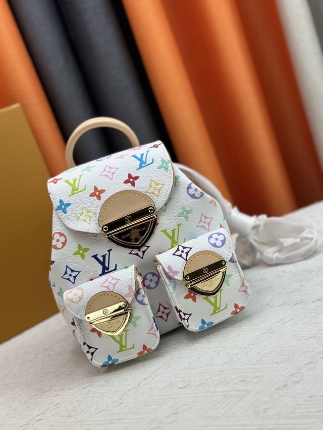 升级版 原单面料 原版价 升级版质量 M13031 M46836 M13081 本款 Venice 双肩包携经典 Monogram Denim 图案瞩目回归新季