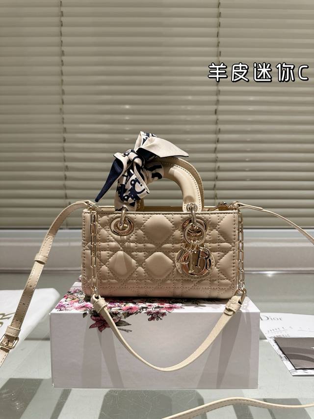 羊皮 小号 diorlady-Life限量款包包 新款Lady-Life包治百病不是假的含它实在是太美了 实物比照片好看 迪奥戴妃Yyds 尺寸迷你17 10C