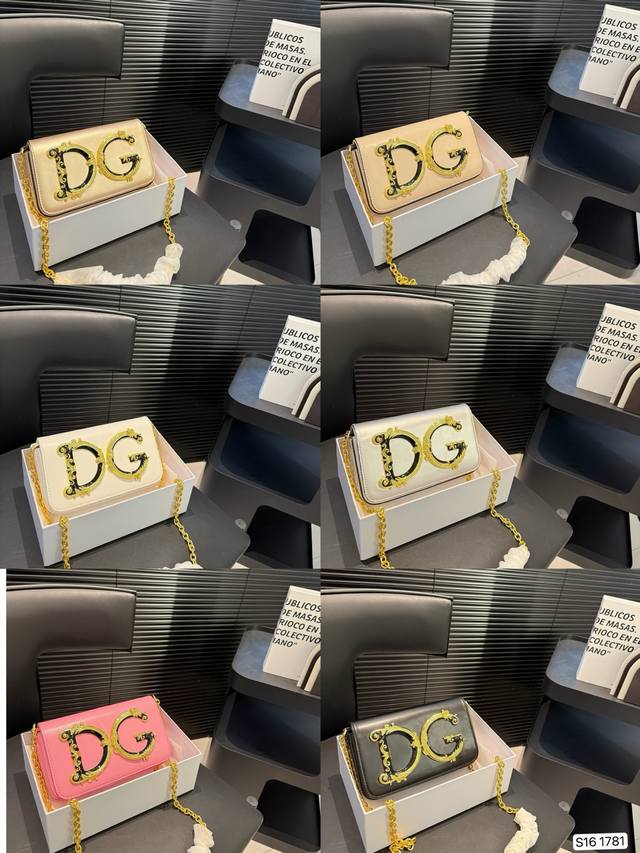 配盒子 Dg杜嘉班纳链条包 包包实在是太太太温柔了 拿在手上少女感十足 仿佛时间停滞在听你诉说你们的故事~高级感满满 #杜嘉班纳Dg 尺寸19.5 12 货号1
