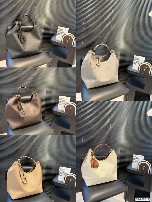 Lv托特 优雅流畅 气场十足 时髦又精致 颜值天花板 尺寸 34 27 货号55513