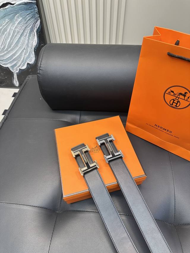 升级版 爱马仕 高版本 腰带 嘿哈 原单牛皮皮带 热门款 皮带里面最火的啦 质量很好 全套包装 五金绝对不褪色 皮带头和专柜一样的哦 配礼盒手提袋发票