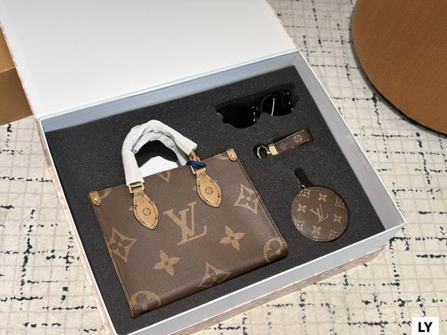 配折叠盒子 经典Lv套盒 新款托特眼镜挂件 尺寸25 20