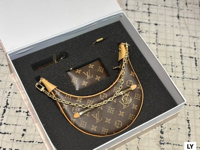 配折叠盒子 经典Lv套盒 新款豌豆零钱包手链挂件 尺寸23 12