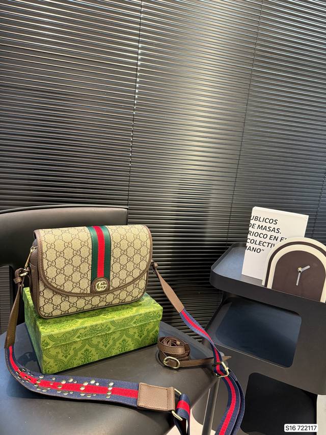 配盒子 酷奇相机包Gucci古驰.上新啦古驰的包一整个美住尺寸24 18 货号722117