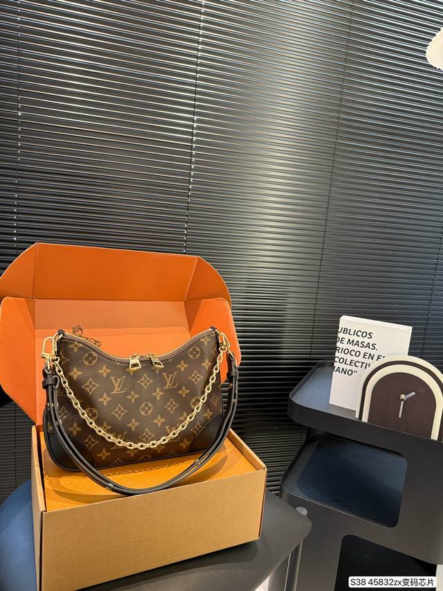 配飞机盒折叠盒子 顶级版本 全钢五金 Lv 牛角包中古款牛角包定制版经典单肩包配置肩带链条单肩斜挎都无敌好看百搭 超级时髦 给你想不到的惊艳尺寸 29 16货号