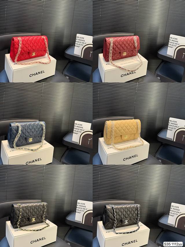 配飞机盒折叠盒子 Chanel 香奈儿Cf包 超火爆时尚单品 高版本 做工精细 进口五金 让你无论是夏天还是冬天都能背上它出门 是不是性价比超级高 随便凹造型都