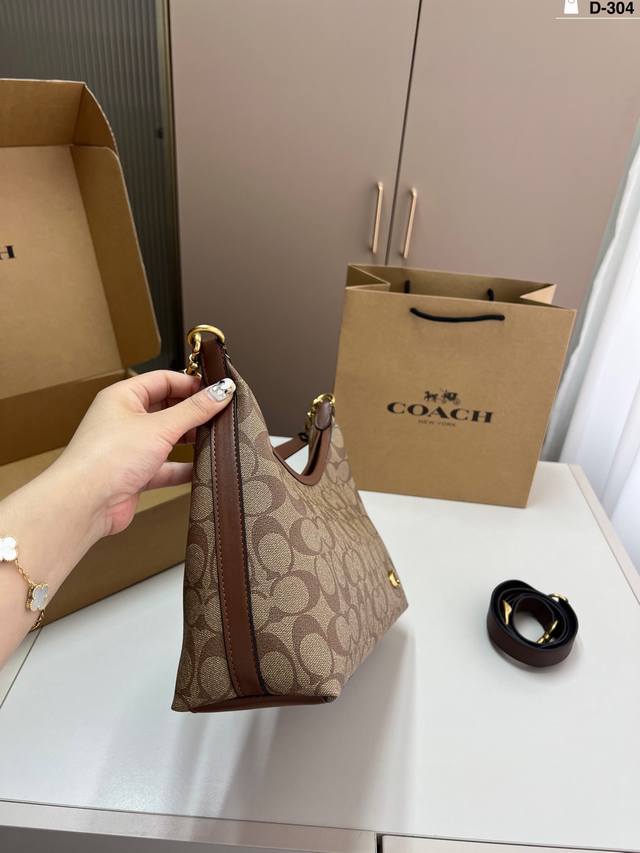 蔻驰Coach流浪包 满满的设计感 超级高级的时尚单品 d-304尺寸31 16飞机盒