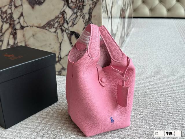 配盒 size 27*23Cm ins博主同款小众包 经典百搭又实用耐看 拉夫劳伦 菜篮子 包 高级简约兼具实用性 皮料是头层牛皮的
