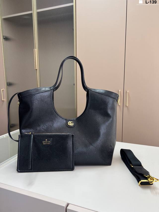 gucci酷奇托特包 百搭经典 闭眼入 复古高级 还配一条长肩带 可斜挎 l-139尺寸34 20