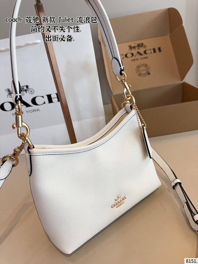 配礼盒. 蔻驰Coach Laurel Mini 流浪包 材质耐造耐磨 设计简约 包身轻便 日常造不心疼万年长青款 上身酷 时髦 尺寸 18*6*13 Cm