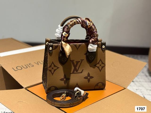 配盒 春夏限定 size 18*15Cm 迷你 质量超好懂货来 onthego手袋 搜索 L家 Onthego购物袋