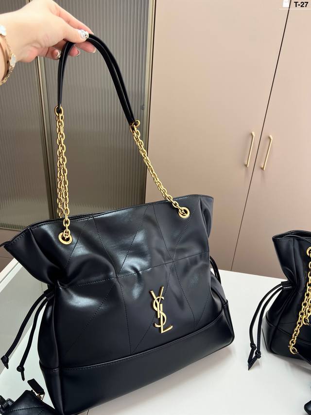 大 ysl圣罗兰Jamie托特包 saint Laurent 爆款包 Jamie 皮质细腻韧性强 t-27尺寸28 27 34 32飞机盒