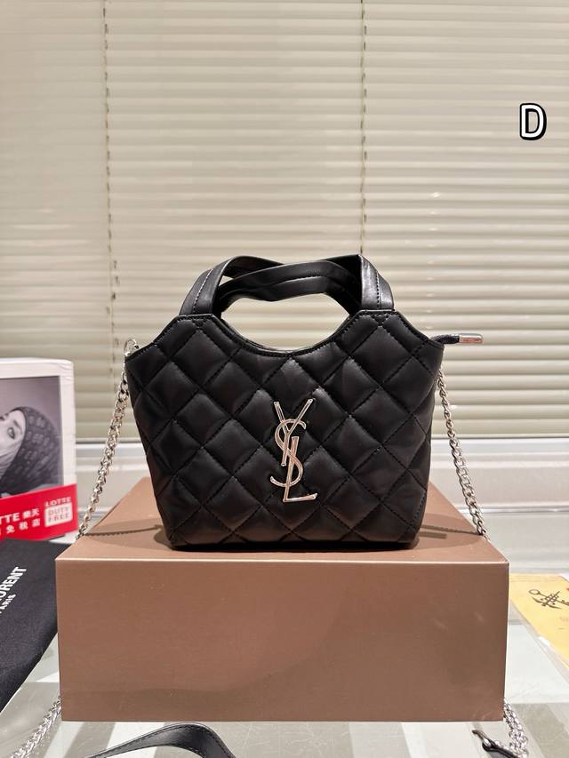 牛皮版本 ysl 小购物袋 大Tote感觉太温柔了简直 随意搭配都出彩#Ysi 18 15Cm