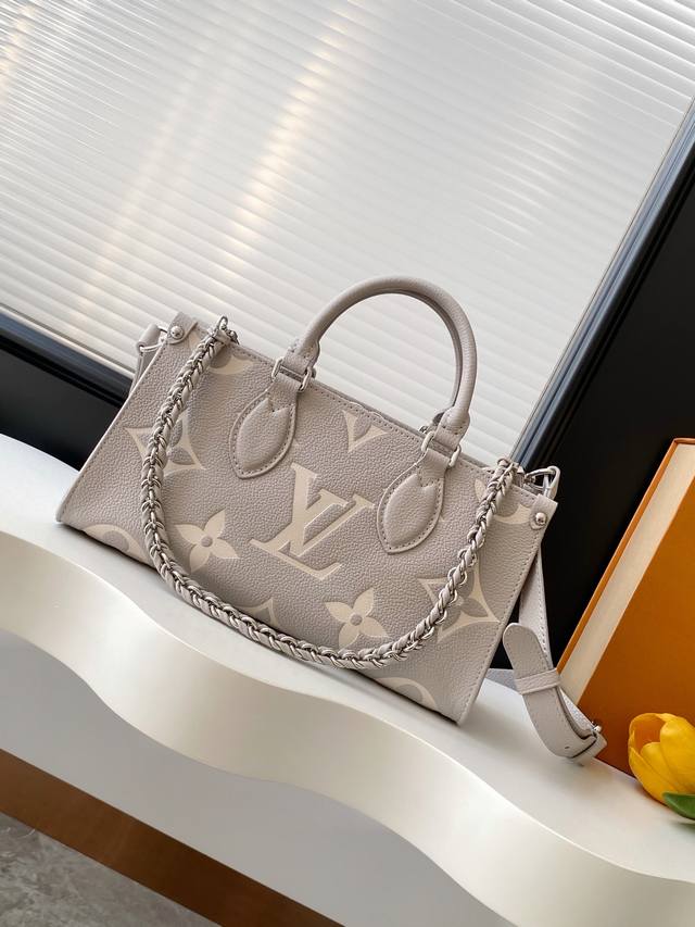 动态163芯片 顶级原单加强版 独家实拍 M14213浅灰M23641灰色丝印 M23698白 M23640黑色本款 Onthego 小号手袋为 Monogra