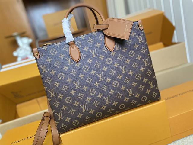 顶级原单 M14235 支持Nxp芯片感应 163动态芯片本款 Organizer 手袋出自 Onthego 系列，为 Monogram 帆布搭配皮革手柄和名牌