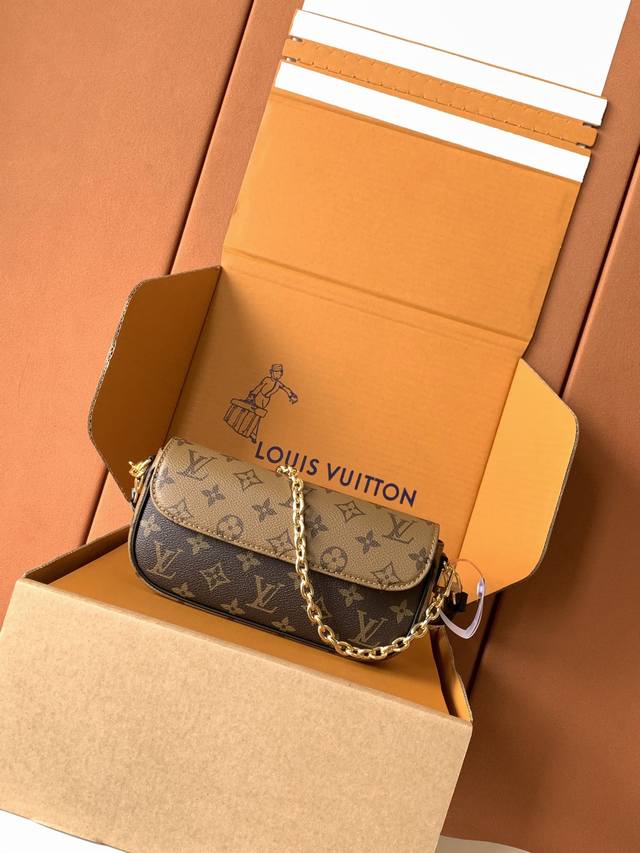 特级Mb163C芯片版原厂皮 Wallet On Chain Ivy 手袋 型号：M26587黄花 材料：A级全钢五金，进口原厂面料 包装：全套原厂免税Mb包装