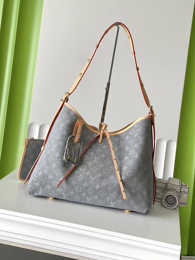 M13289 39X30X15 Carryall 牛仔布子母包