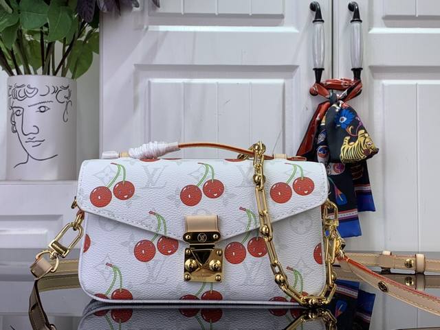 顶级原单 特惠 Lv X Tm Pochette MéTis East West 手袋 M14231樱桃 本款 Pochette MéTis East West