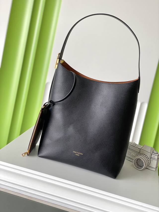 正品级 M24856 31×35×18 Low Key Hobo 全皮水桶包 顶级原单 变码芯片