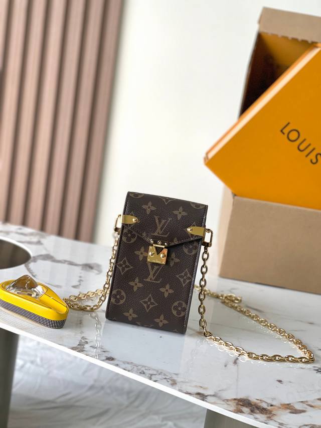 特级Mb原厂皮 本款 MéTis 手机包 型号：M13572老花163C芯片版 材料：A级全钢五金，进口原厂面料 包装：全套原厂免税Mb包装 尺寸：10.4 X