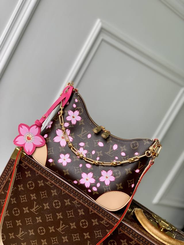 顶级原单M13265,本款 Boulogne 手袋出自路易威登 X 村上隆复刻系列,以 Monogram 涂层帆布烘托 Cherry Blossom 图案的盎然 顶级原单M13265,本款 Boulogne 手袋出自路易威登 X 村上隆复刻系列,以 Monogram 涂层帆布烘托 Cherry Blossom 图案的盎然