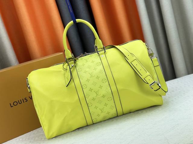 升级原版 M30941黄色 M30885白色 M53776银色 M30235克色 Mtaigarama 系列全新推出此款 Keepall旅行包 采用柔韧 Tag