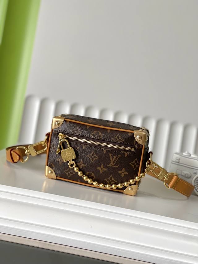 正品级 M14729 18.5×13×8 Soft Trunk 链条盒子包 顶级原单 变码芯片 正品级 M14729 18.5×13×8 Soft Trunk 链条盒子包 顶级原单 变码芯片