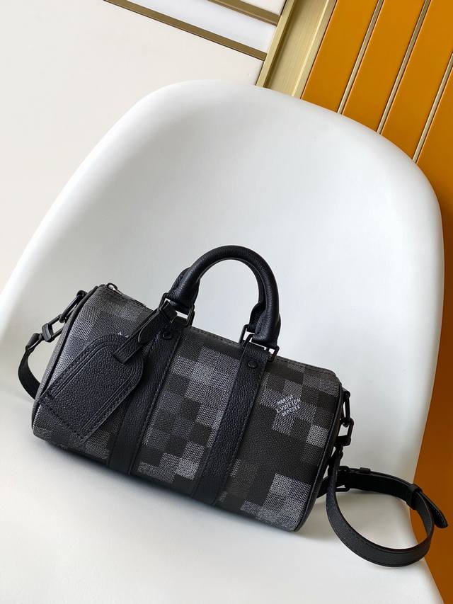 163C01 芯片 M14919 M13166顶级原单 动态变码本款 Keepall BandoulièRe 25 手袋浓缩经典 Keepall 旅行袋设计，以