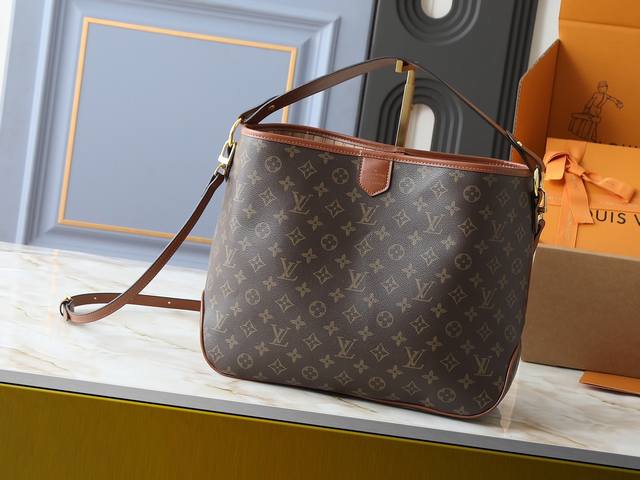 升级原版 M40352 网红爆款中古包Graceful 购物包配肩带 原厂Monogram帆布质地 精致对花 时尚洋气 适合多种风格混搭 轻便且超大容量设计 轻