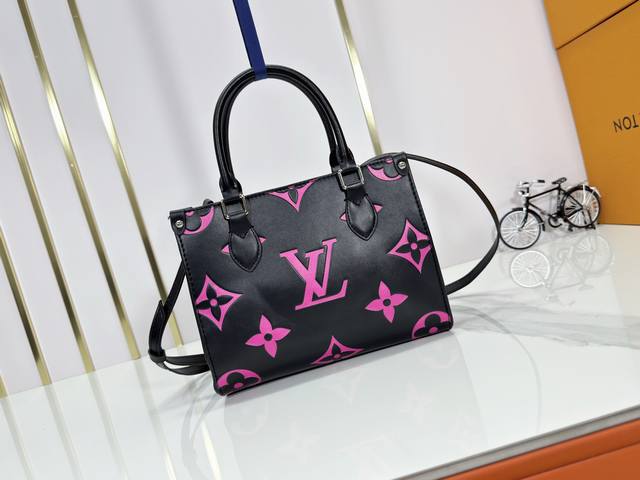 升级原版 M46513 M45659黑印45654白印45779杏印45653全黑45660玫红45779全杏迷你号 顶级原单 本款 Onthego Tote