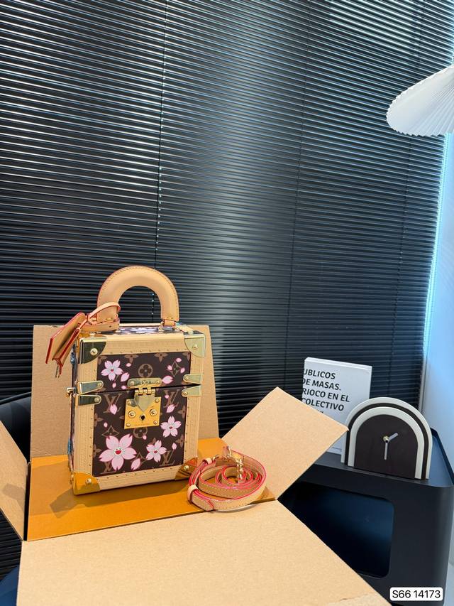 配飞机盒折叠盒子 Lv Petite Malle 小硬箱盒子 经典构型，非常精致 虽然不如大包实用性强 但绝对是妥妥的炸街必备神器~ #这都拿不下你 #V盒子包