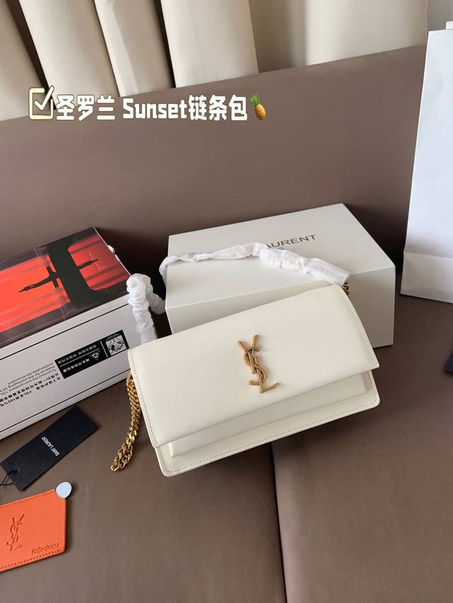 配飞机盒折叠盒子 圣罗兰 新款Sunset 高级慵懒又随性 彻底心动的一只 尺寸：22*12