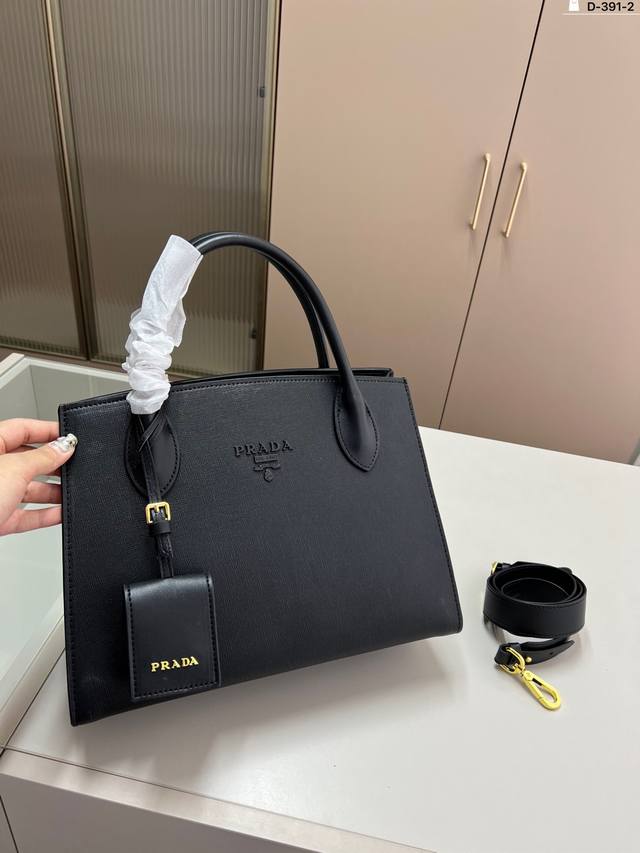 普拉达 Prada 水波纹杀手包 时髦拿捏住啦 不显老气好好搭啊 D-391-2尺寸32×23