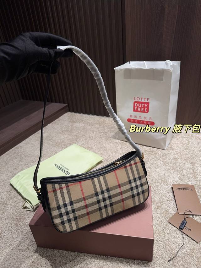 配盒尺寸24.10 巴宝莉 腋下包 简单百搭 颜值高 日常出街首选 潮酷时尚女孩必入款