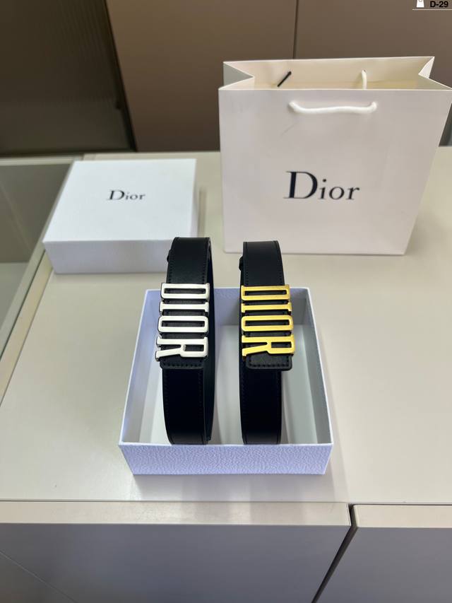 Dior迪奥皮带腰带 迪奥牛皮腰带 D-29 全套包装+手提袋 Dior迪奥皮带腰带 迪奥牛皮腰带 D-29 全套包装+手提袋